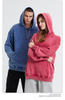Egyedi log&oacute;s unisex vintage kapucnis pul&oacute;ver