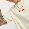 Zak&aacute;zkov&aacute; velkoobchodn&iacute; trička Oversized Back Sat&eacute;nov&yacute; panel s potištěn&yacute;m panelem Vintage tričko