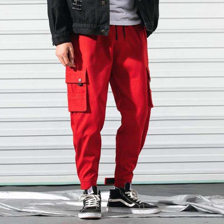 Pantalones multi del cargo de Hip Hop de los bolsillos de los pantalones t&aacute;cticos de la ropa para hombre de encargo del fabricante 2022 del OEM