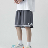 Shorts de malha personalizados dos fabricantes, shorts de basquete superdimensionados leves de ver&atilde;o, shorts de malha masculinos