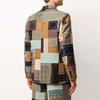 ผู้ผลิต OEM แฟชั่นที่กำหนดเองแขนยาว Single-Breasted Patchwork ออกแบบกราฟิกแพทช์ปักเสื้อแจ็คเก็ต