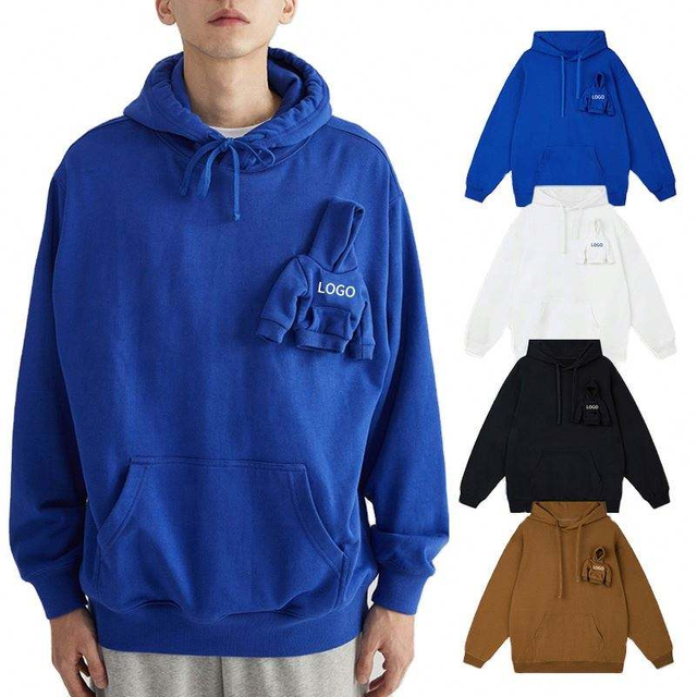 OEM Valmistaja Tukkukauppiaat Custom Logo Pullover Ranskalainen Terry Cotton Hupparit Unisex