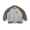 Fabricante OEM Roupas Masculinas Personalizadas Uniforme de Beisebol Color Block Chenille Bordado Casaco Casual