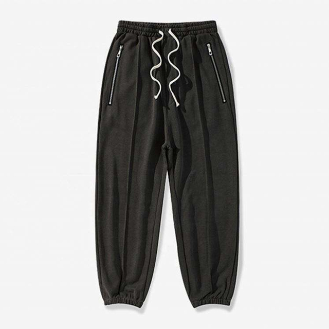OEM-fabrikant Groothandel Heren Katoen Gym Training Fitness Logo Snelle joggingbroek Vastbindbroek Gym Heren Joggers