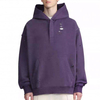 Fabricante OEM personalizado atacado streetwear masculino simples oversized pesado vintage lavagem desgastada pul&ocirc;ver com capuz