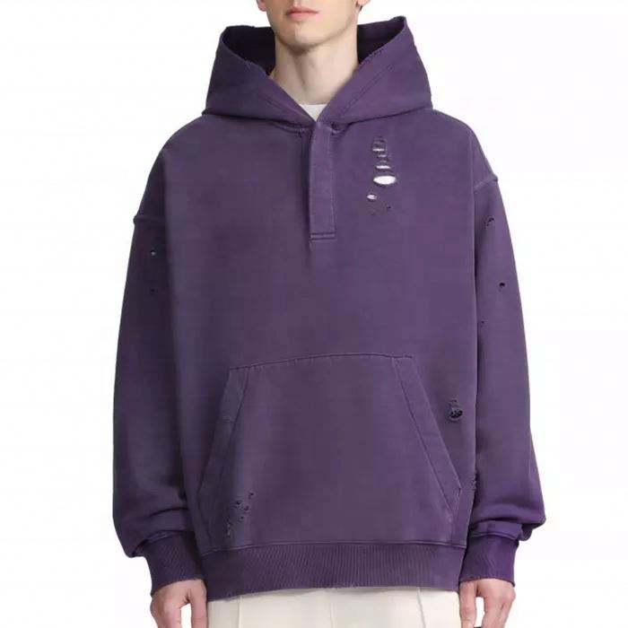 Fabricante OEM personalizado atacado streetwear masculino simples oversized pesado vintage lavagem desgastada pul&ocirc;ver com capuz