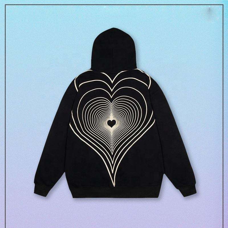 OEM Tillverkare Fabrik Bra kvalitet 100% Bomull Fitness Luvtr&ouml;jor f&ouml;r m&auml;n Custom Brodery Logo Andningsbar Gym Print Hoodie