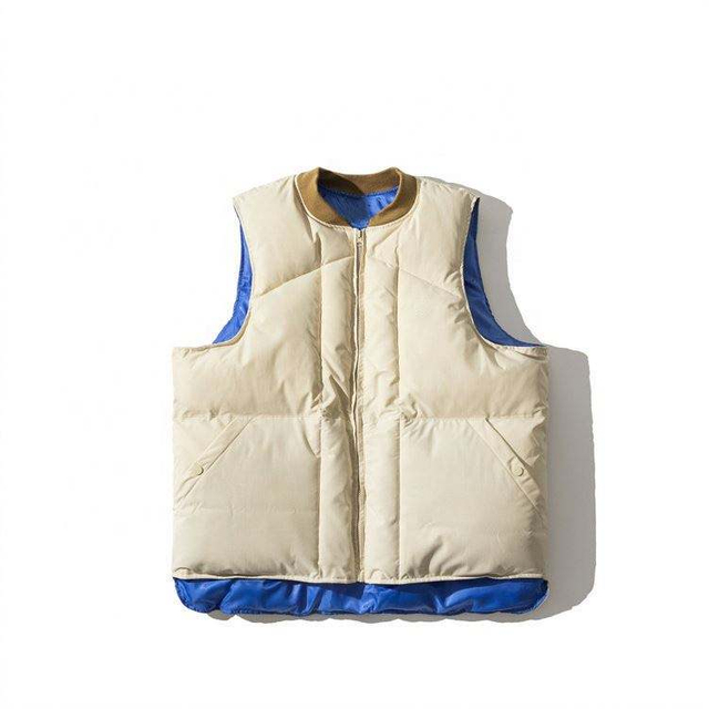 Giacca gilet abbinata ai colori alla moda in cotone da uomo produttore OEM