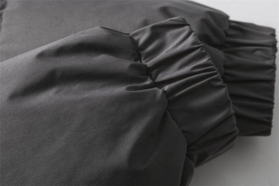 OEM v&yacute;robce Zak&aacute;zkov&yacute; p&aacute;nsk&yacute; bavlněn&yacute; kab&aacute;t Retro Pure Colour Simple Stand Collar Down Jacket