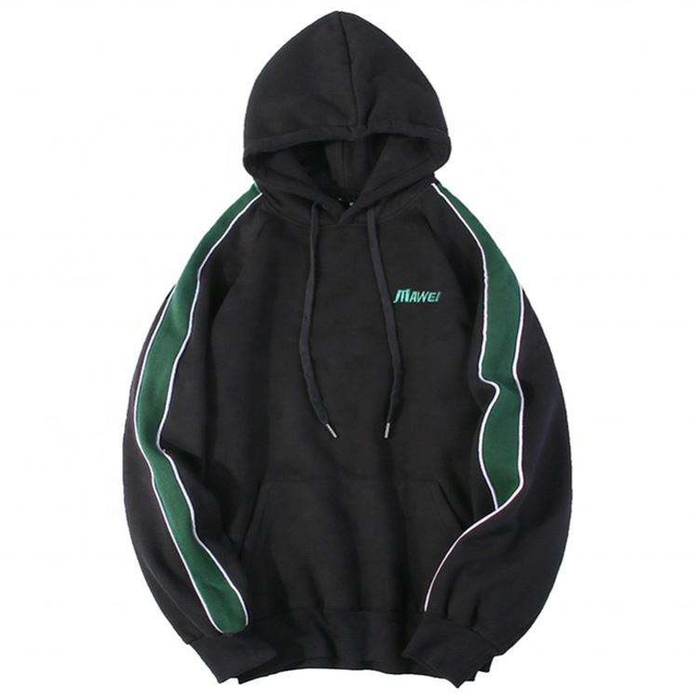 OEM ražotāja vairumtirdzniecība pielāgota vīriešu ziemas kokvilnas tehniskā flīsa logotipa izšūta krāsainā bloka lielapjoma kapuces