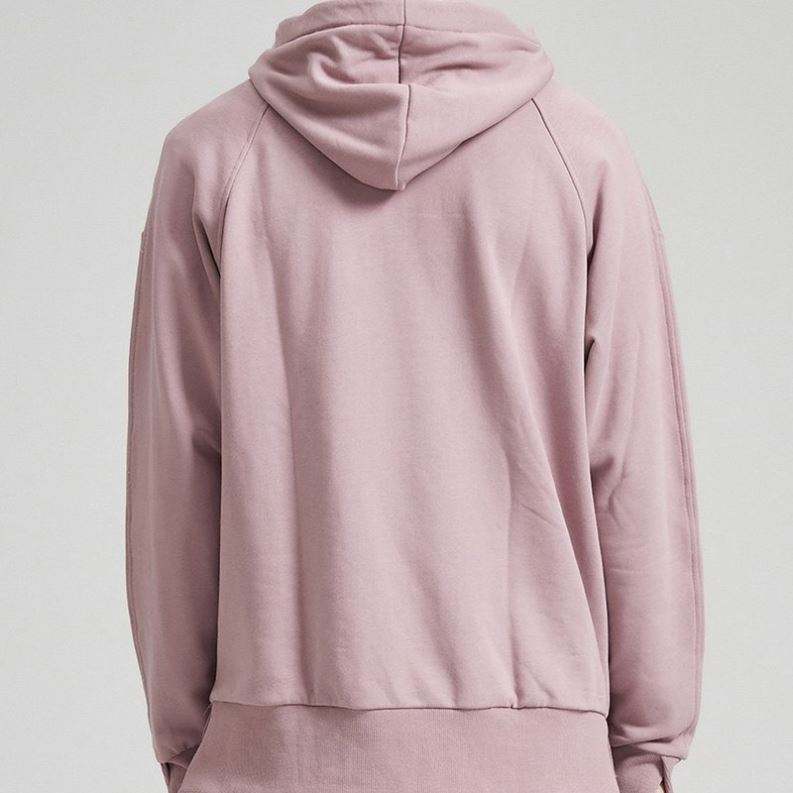 Producent OEM 2021 niestandardowy r&oacute;żowy Tech Fleece modny gruby sznurek ponadgabarytowe kr&oacute;tkie bluzy z kapturem swetry męskie