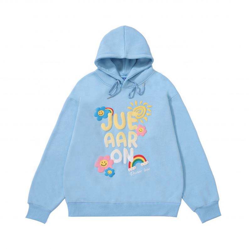 Fabricante OEM mais novo design superdimensionado de alta qualidade Puff impress&atilde;o de espuma 3D com capuz masculino e feminino