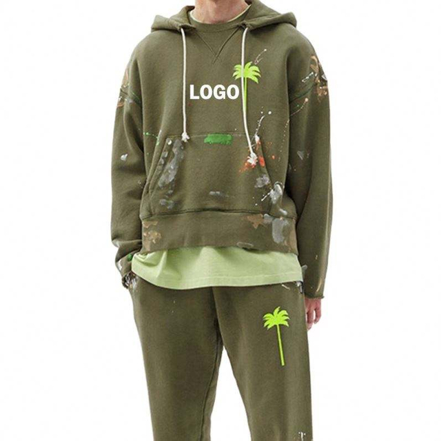 OEM-Hersteller New Fashion Custom Outdoor Graphic Print Kordelzug Pullover Langarm Sport Casual Hoodies f&uuml;r M&auml;nner