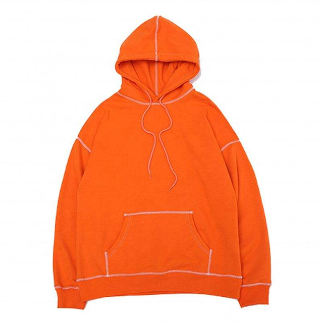 Pengeluar OEM Borong Tersuai Bersaiz Besar Warna Cerah Hoodies Lelaki Lengan Panjang Bersaiz Besar