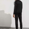 Engros Custom Sports Side stribet Zip Up jakke Jogger S&aelig;t M&aelig;nd Sweat Suit Tr&aelig;ningsdragt