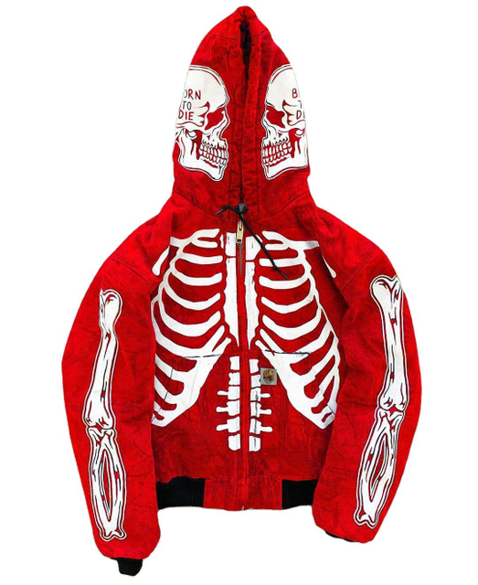 Personības Skeleton Skull Vīriešu kapuci var pielāgot