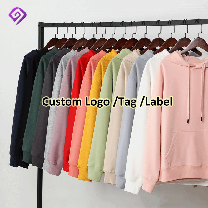 Grossist h&ouml;gkvalitativ leverant&ouml;r anpassad design logotyp grafisk tryckt broderad unisex fleece blank oformaterad luvtr&ouml;jor herr