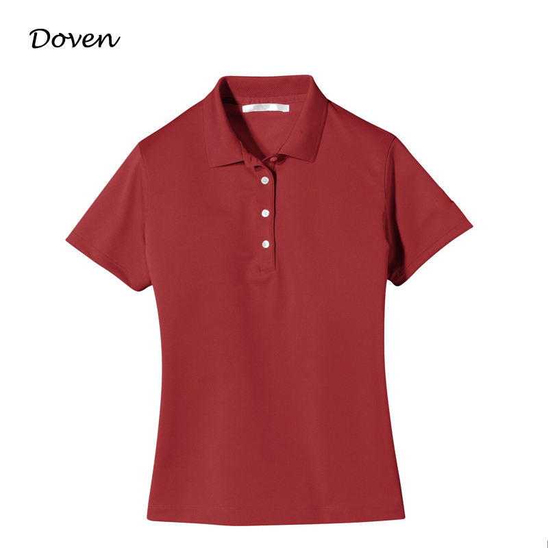 Partihandel dam sport uniform slim fit pik&eacute;tr&ouml;ja f&ouml;r kvinnor