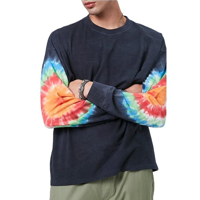 Obl&iacute;ben&eacute; mikiny s kapuc&iacute; pro muže s kapuc&iacute; Street Sports Man'stie Dye Crew Neck