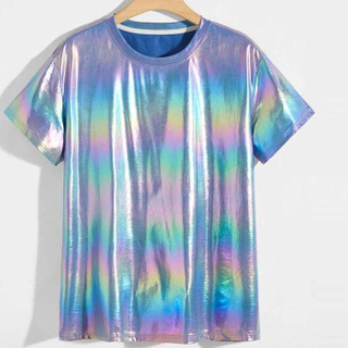 Hurtownia niestandardowa designerka T-shirt Holograficz