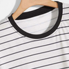 Oem Bulk Engros Brand Tshirts Kontrastbindende M&aelig;nd Sommer Kort&aelig;rmet Stribet Tshirt