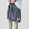 Shorts de malha personalizados dos fabricantes, shorts de basquete superdimensionados leves de ver&atilde;o, shorts de malha masculinos