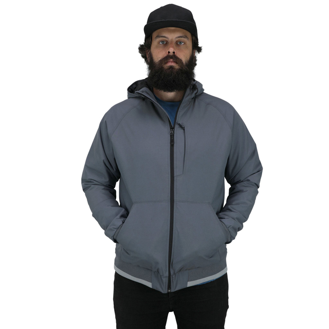 Chaqueta de pesca con aislamiento Oxford de nailon 100% para hombres de Softshell con cremallera y logotipo personalizado del fabricante OEM