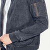 Roupas masculinas Moda Jaket Jeans Jaquetas jeans com z&iacute;per