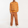 Herre Casual Fashion Cord Western jakke Regular Fit Plain Corduroy-jakke i sennep