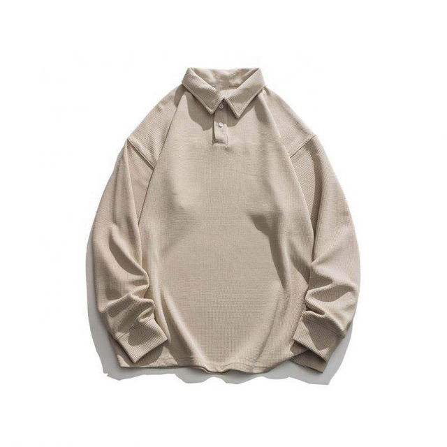 OEM proizvođač Custom Casual Personality Fashion Jednobojna muška jakna s trenirkom, jednostavnim reverom veće veličine