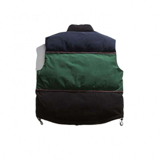 Gilet in cotone senza maniche con colletto rialzato da uomo personalizzato produttore Oem