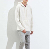 Fabricante OEM Personalizado Homens Novo Tecido Waffle Hoodie Unissex Solto Ajuste Ombro Waffle Pul&ocirc;ver Com Capuz