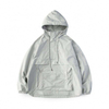 OEM-Hersteller, kundenspezifischer Herren-Hoodie, einfarbig, Stereo, gro&szlig;e Tasche, lockerer Pullover