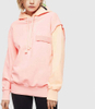 OEM-producent Custom Unisex Bomuld Distressed Engros Farveblok Raw Edge H&aelig;ttetr&oslash;jer Sweatshirt Pullover