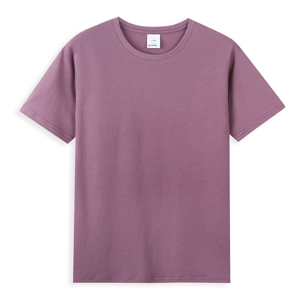 El algod&oacute;n org&aacute;nico 100% de la camiseta de la camiseta del hilo 210Gsm modifica las camisetas pesadas para requisitos particulares