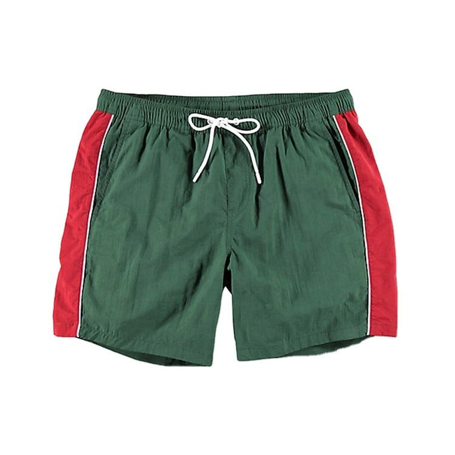 OEM-huolto Valkoinen saumaputki Nylon Pelkk&auml; oliivinvihre&auml; Custom Sweat Suunnittele oma shortsit, joissa on sivuraita