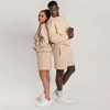 OEM-producenter Custom Herre um&aelig;rket tr&aelig;ningsdragt ensfarvet todelt h&aelig;ttetr&oslash;je jogger s&aelig;t Unisex tr&aelig;ningsdragt s&aelig;t