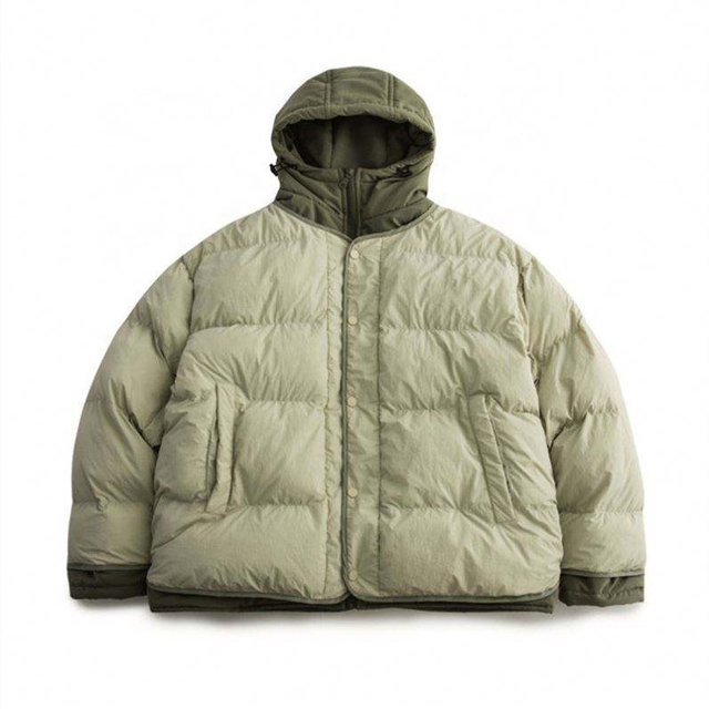 Giacca cappotto in cotone con cappuccio bello da uomo personalizzato produttore OEM