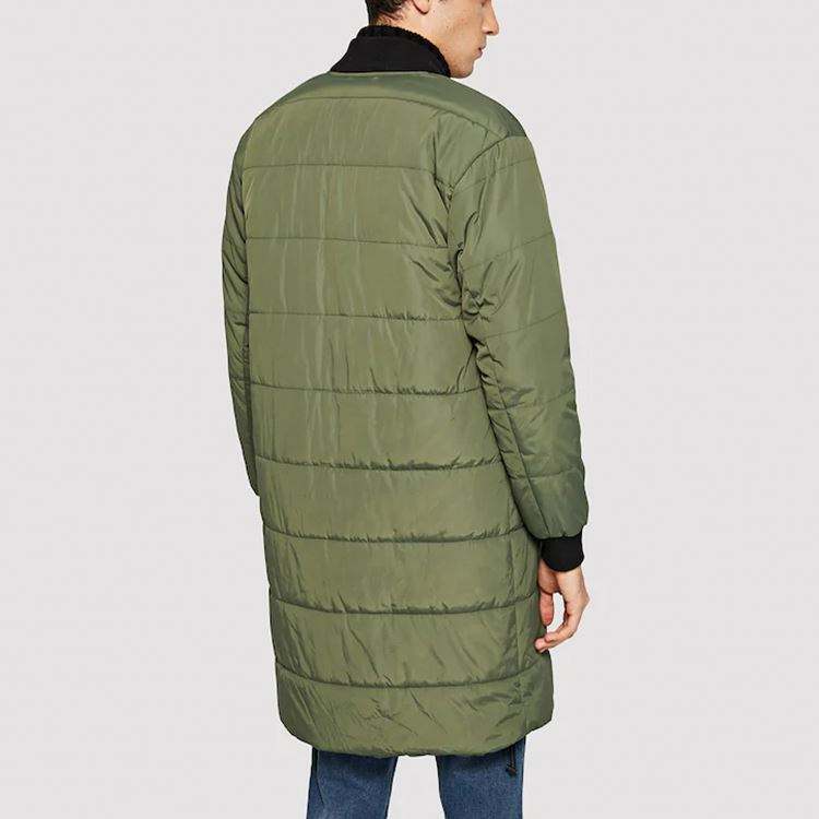 OEM Garment Factory Tilpas Parka Zip Up Bomber Longline Coat M&aelig;nd Vinterfrakke M&aelig;nd