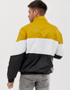 Pengeluar OEM Berkualiti Tinggi 100% Poliester Kuning/Hitam/Hitam Zipper Custom Murah Splice Summer Mens Jaket
