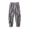 OEM メーカーカスタムポリエステル綿メンズプリントロゴジョガースウェットパンツ男性カラーブロックカーゴカスタムパンツ男性