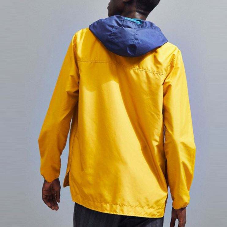 중국 공장 맞춤형 자켓 남성용 Colorblocked Voyage Anorak 윈드 브레이커 자켓