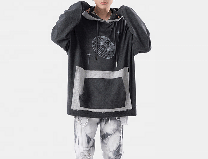 OEM-producent Tilpasset farveblok Patchwork N&oslash;d Casual Custom Sweatshirt Plus Size H&aelig;ttetr&oslash;jer M&aelig;nd H&aelig;ttetr&oslash;jer