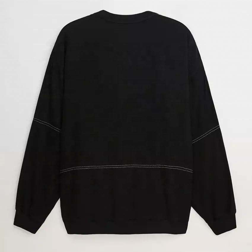 Pull &agrave; manches longues pour hommes, fabricant OEM, French Terry, mode Street, sweat-shirt vierge uni