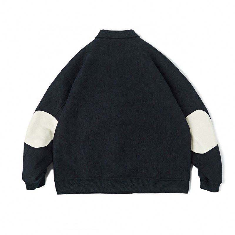 Veste bombardier am&eacute;ricaine frite, fabricant OEM, nouveau Logo personnalis&eacute;, monogramme de rue, Style Baseball