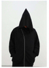 Pengeluar OEM Berkualiti Tinggi Berat Berat Bordir Zip Hoodie Logo Tersuai Besar Besar Zip Penuh Hoodie Muka Kosong Zip Hoodie
