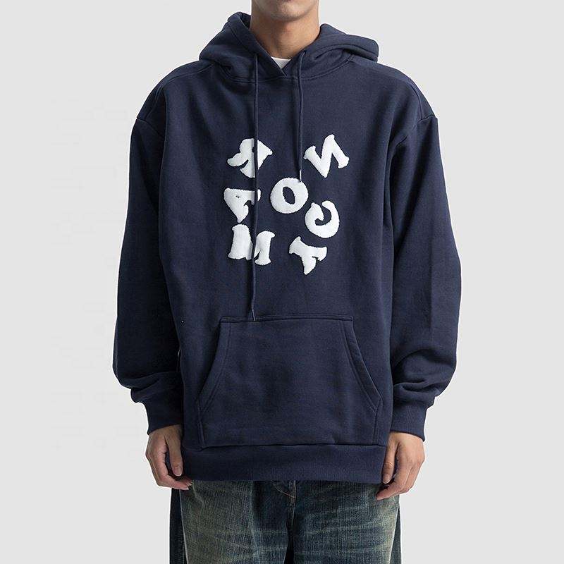 Fabricante OEM personalizado 3D Puff Hoodie homens mulheres 100% algod&atilde;o velo oversized capuz impress&atilde;o de espuma com capuz