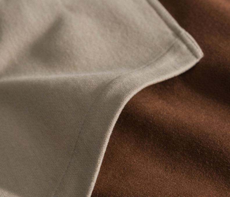 Oem-fabrikant op maat gemaakte kleurblok herenjas, casual losse lamswol, grote maat jas