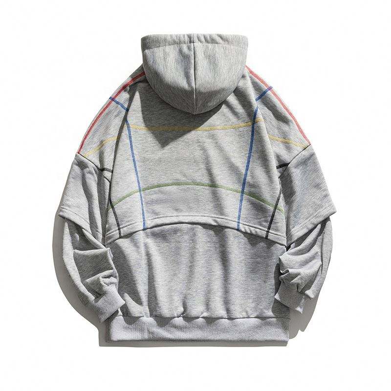 OEM Tillverkare Anpassad Logotyp Partihandel Ny Stil F&ouml;rst&ouml;rd Fray Cut F&aring;ll Herr Luvtr&ouml;ja Hip Hop Broken Hole Designer Luvtr&ouml;jor