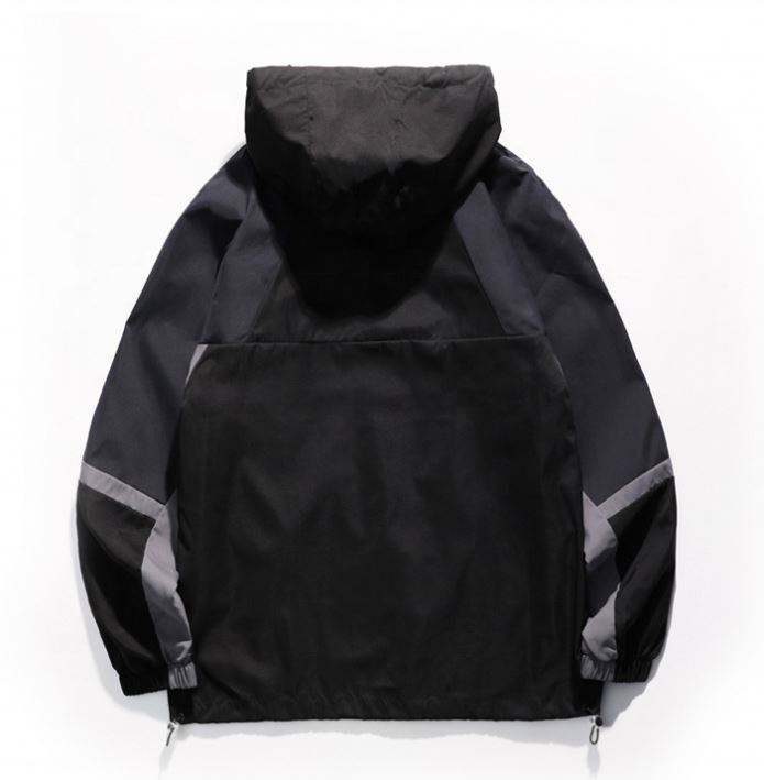 Producent OEM Dostosowany patchwork z blokami kolor&oacute;w P&oacute;ł zamek błyskawiczny Casual Bluza na zam&oacute;wienie Bluzy w dużych rozmiarach Męskie bluzy z kapturem